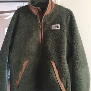Fuzzy North Face Jacket